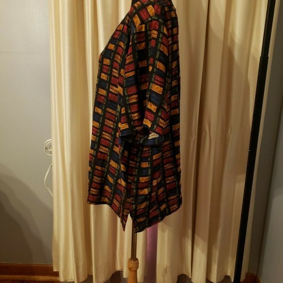 Grove Avenue Blouse 100% Silk Medium - Picture 4 of 7